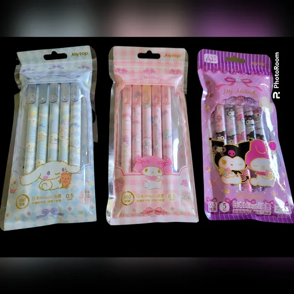 Sanrio Characters Pen- My Melody, Pochacco & Cinnamoroll - Picture 1 of 1